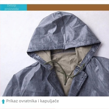 Podijeljeno kišobran pončo, Oxford tkanina, debela tkanina, PVC vodootporni sloj, za odrasle