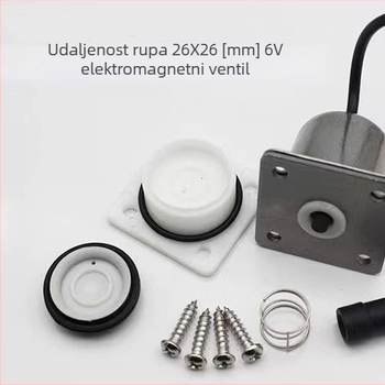 Glava ventila za ispiranje WC-a s DC6V, senzorom indukcije, elektromagnetnim ventillom, nehrđajući čelik, model 334