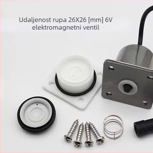 Glava ventila za ispiranje WC-a s DC6V, senzorom indukcije, elektromagnetnim ventillom, nehrđajući čelik, model 334