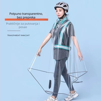 Pončo za vozača električnog vozila, PVC tkanina, odrasla osoba, prilagodljivo