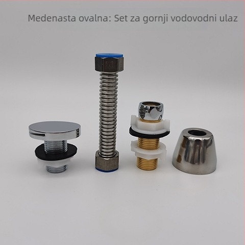 Cijev za dovod vode u pisoar — bakar i nehrđajući čelik, Fifanda, spoj za vodeni sprej
