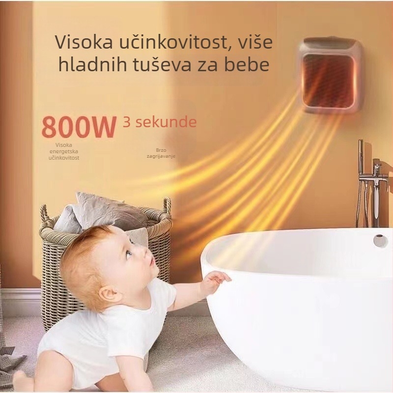 Grafenski grijač za stopala – daljinsko upravljanje, 220V, 800W, 3 sekunde brzo zagrijavanje
