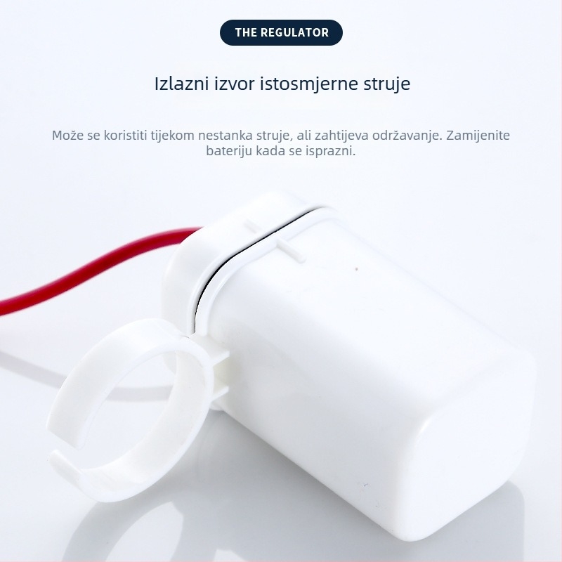 Zaokang senzor urinarni ventil s integriranim IR-om, potpuno automatsko ispiranje, DC napajanje, materijal mesing/nerđajući čelik
