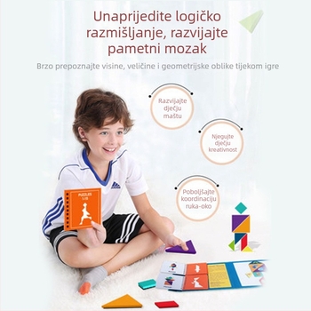 Saalin ravno-puzzle – Premazan papir; DIY: Da; Djeca 4–6 godina; Marka: Saalin; Pakiranje: kutija