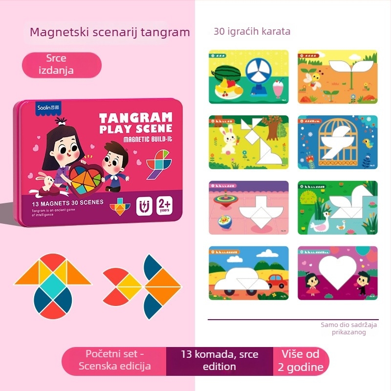 Saalin ravno-puzzle – Premazan papir; DIY: Da; Djeca 4–6 godina; Marka: Saalin; Pakiranje: kutija