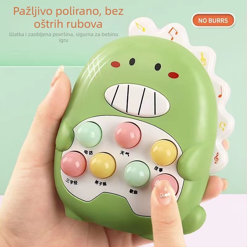 Whack-a-Mole edukativna igračka za djecu 0-3 godine, svjetla i glazba, plastična konstrukcija, baterijsko napajanje