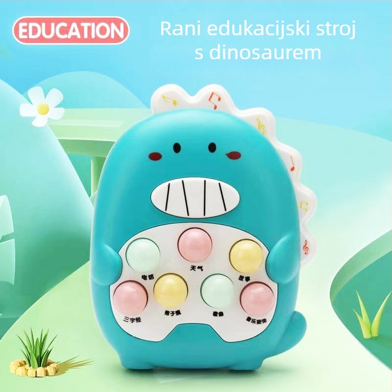 Whack-a-Mole edukativna igračka za djecu 0-3 godine, svjetla i glazba, plastična konstrukcija, baterijsko napajanje