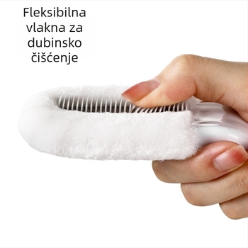 FaSoLa četka za cipele s dugim držalom i mekanim dlačicama za sigurno čišćenje cipela (Materijali: PP, poliester, PE; Težina: 550 g; Pakiranje: torba; Količina: 1)
