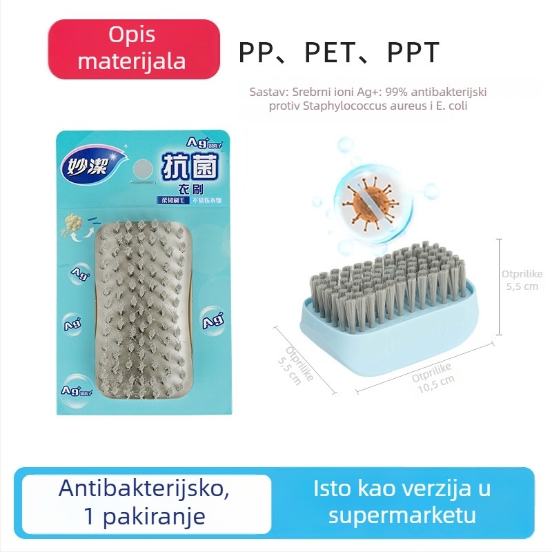 Miaojie antibakterijska četka za cipele – najlonske dlačice, njega tkanina, moderni minimalistički stil, set od 36 komada
