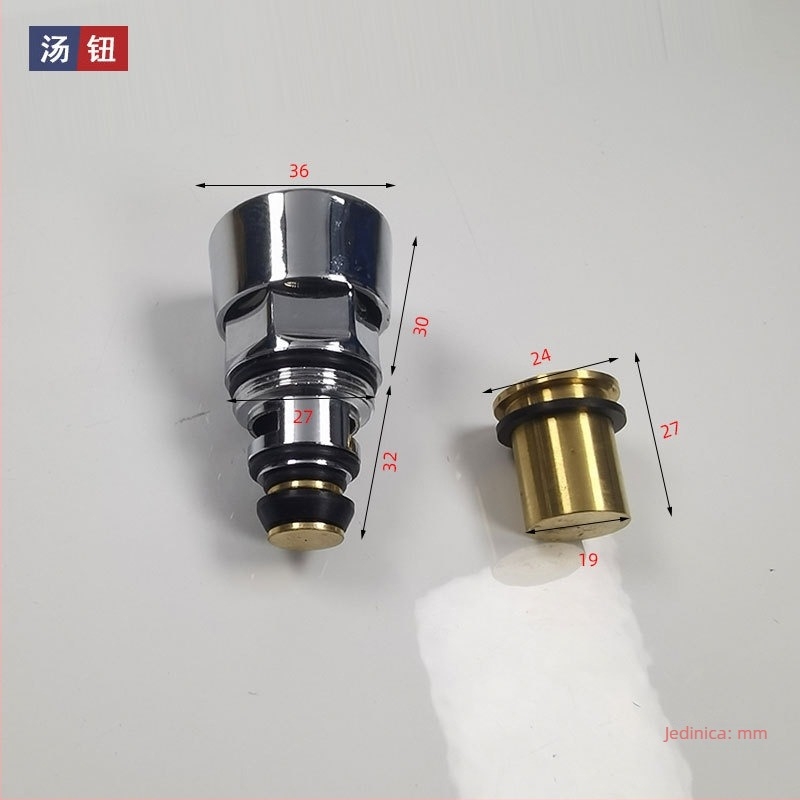 Ventil slavine s odgodnim pritiskom, automatski zatvarač za ispiranje mokraće, šesterokutno jezgro ventila, model 02-09, bakar