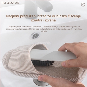Četka za cipele s plastičnim vlaknima, dezinfekcija, ručna, višenamjenski kućni alat