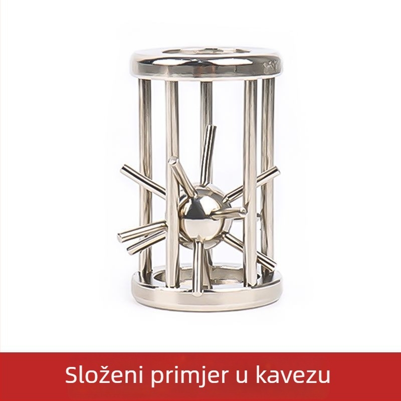 Plastični Luban Lock puzzle s mehanizmom otključavanja, uzrast 14+