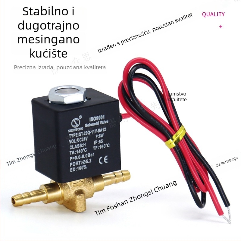 Pribor za stomatološki stol — DC24V solenoidni ventil za dovod vode i ispiranje, električno upravljanje