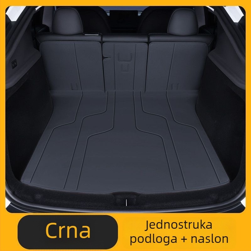 Kožni prostir za prtljažnik za Tesla Model Y (nova verzija) – zaštita interijera, prostor za teret
