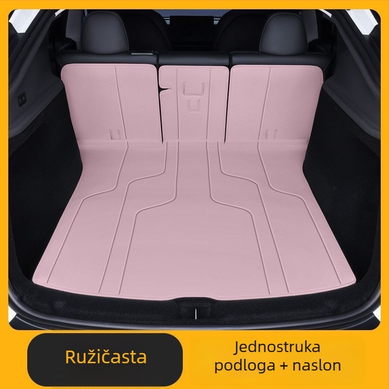 Kožni prostir za prtljažnik za Tesla Model Y (nova verzija) – zaštita interijera, prostor za teret