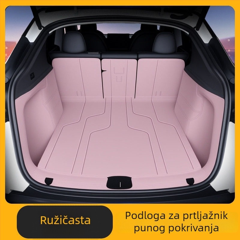 Kožni prostir za prtljažnik za Tesla Model Y (nova verzija) – zaštita interijera, prostor za teret