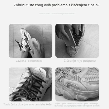 Četka za cipele s dugom drškom od najlona – DOINN, spremna za privatnu etiketu, višestruko čišćenje (njega, deodoriranje, dekontaminacija)