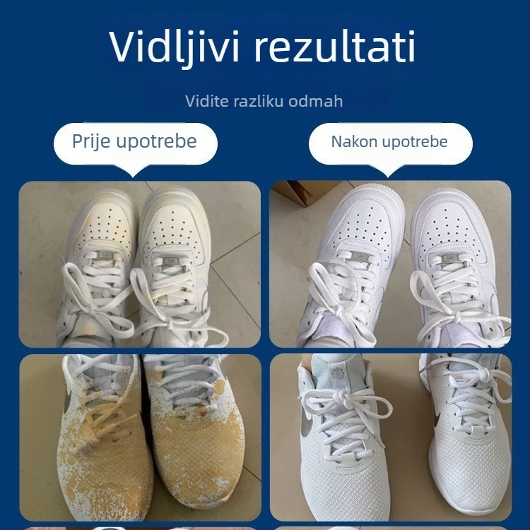 Dvostruka četka za čišćenje cipela i jakne s perjem – dezinficiranje i njega, pjena za čišćenje, paket od 70 komada
