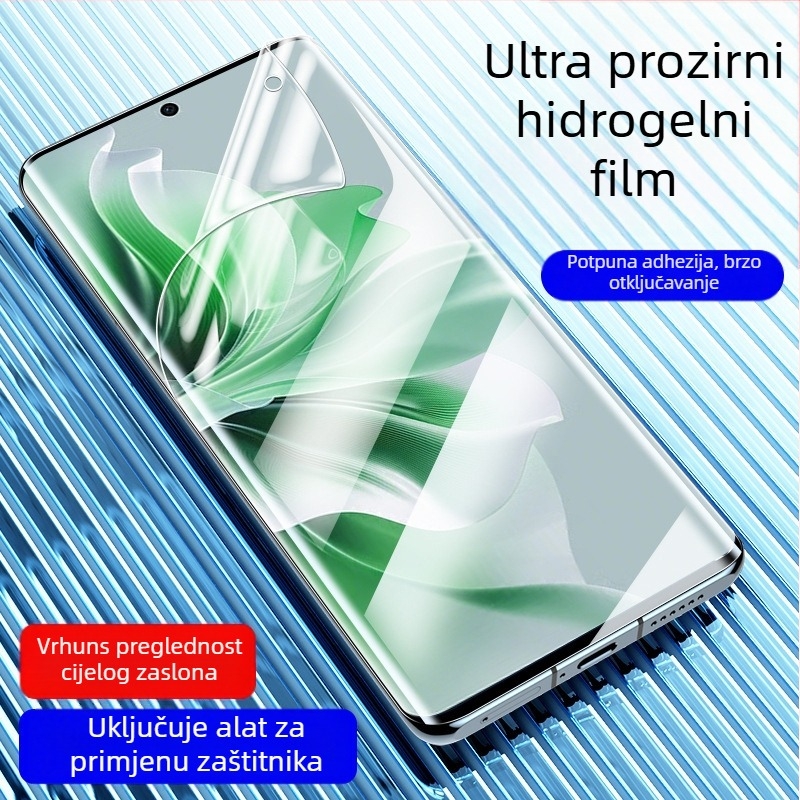 Jamie Kaljeno staklo zaštita zaslona za Oppo Reno11 / Reno11 Pro / Reno10 — Anti-Peep, UV premaz, potpuno ljepilo, 1 godina jamstva