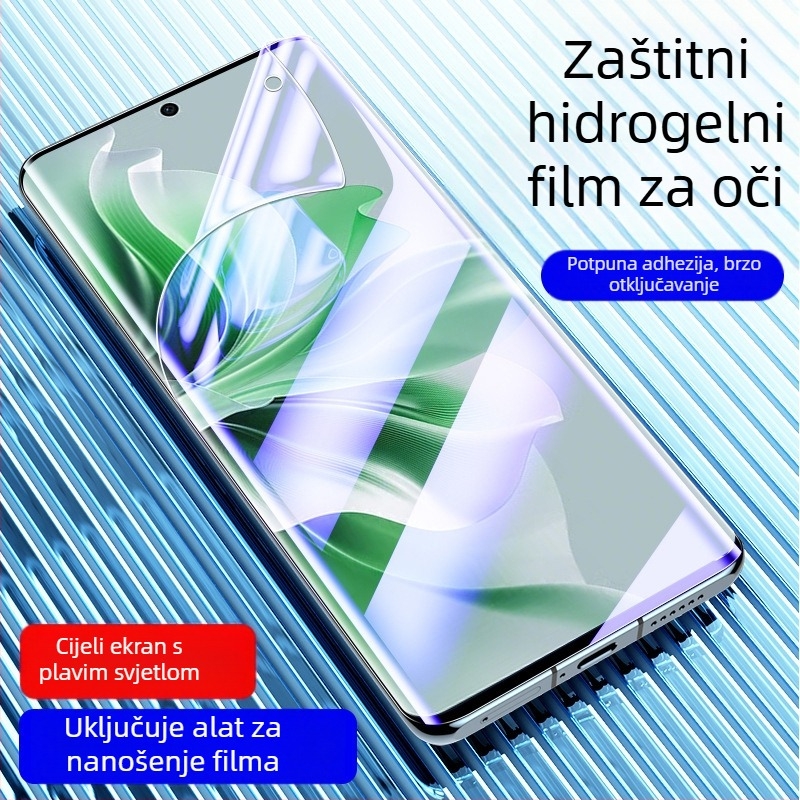 Jamie Kaljeno staklo zaštita zaslona za Oppo Reno11 / Reno11 Pro / Reno10 — Anti-Peep, UV premaz, potpuno ljepilo, 1 godina jamstva