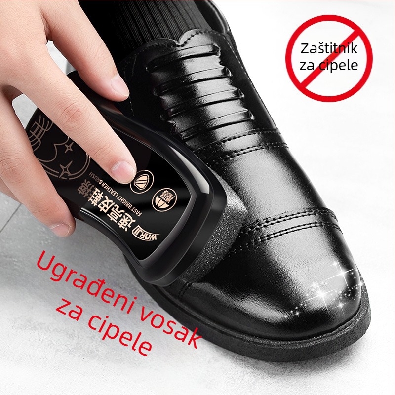 Četkica za obuće s integriranom spužvastom četkom | Vodootporna, Njega, Čišćenje, Protiv prljavštine | Marka WNRJI, Pakiranje 280 komada