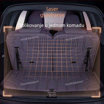 Leapmotor C16 Tepih prtljažnika – poluzatvoren dizajn, unutarnji auto tepih (Materijal: Tpes; Porijeklo: Shandong; Marka: Lubin; Kompatibilni modeli: Posvećeno pokriće vozila; Obrada i prilagodba: Da)