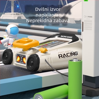 Dječja trkaća avanturistička konzola sa zvukom i simulacijom vožnje – obrazovna društvena igra, od plastike, marka JZY, za uzrast 4–6 godina