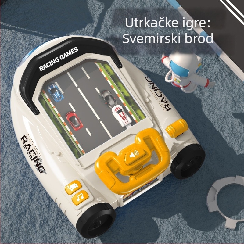 Dječja trkaća avanturistička konzola sa zvukom i simulacijom vožnje – obrazovna društvena igra, od plastike, marka JZY, za uzrast 4–6 godina
