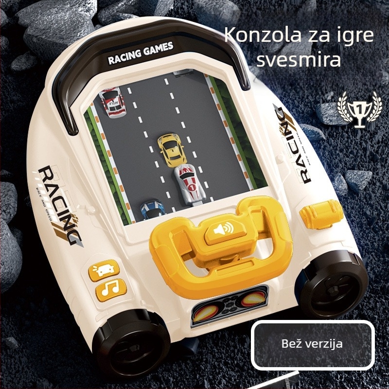 Dječja trkaća avanturistička konzola sa zvukom i simulacijom vožnje – obrazovna društvena igra, od plastike, marka JZY, za uzrast 4–6 godina