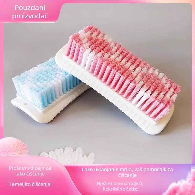 Četka za cipele s produženom drškom, tvrde i guste dlačice za čišćenje i prašinu, izdržljiva