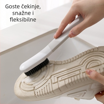 FaSoLa četka za cipele s mekanom vunom za kućnu upotrebu — dezinfekcija i čišćenje cipela | Materijali: ABS, TPE, PBT | Podrijetlo: Kina | Kutija: 60 kom