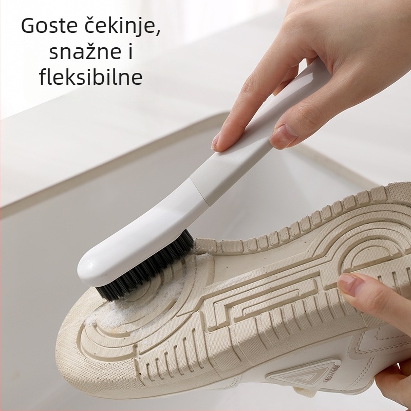 FaSoLa četka za cipele s mekanom vunom za kućnu upotrebu — dezinfekcija i čišćenje cipela | Materijali: ABS, TPE, PBT | Podrijetlo: Kina | Kutija: 60 kom