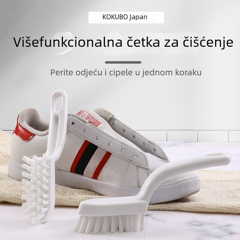 KOKUBO četka za cipele s dugim držačem - višenamjensko čišćenje cipela i odjeće, materijali PP i PET