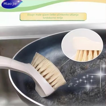 Miaomia sisalna četka za lonce — višenamjenska kuhinjska četka za čišćenje lonaca, posuđa, voća i povrća; materijal: vlakna sisala; pakiranje: 48 kom.