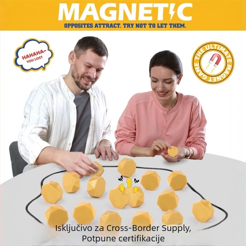 Magnetska šahovska stolna igra za logičko razmišljanje, edukativna igra za unutarnju upotrebu (Materijal: Plastika; Magnetno privlačenje; Unutarnja upotreba; Uzrast 7–14 i 15–35 godina)