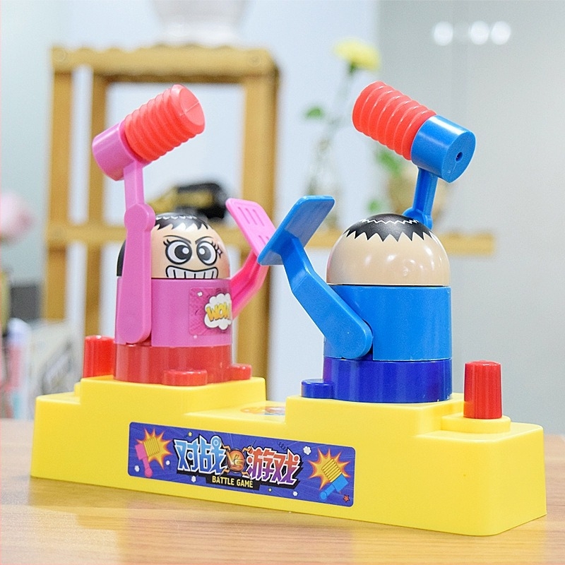 Dvoje-igrača mini figurica borba — Cross plastična interaktivna igra za roditelj-dijete, razvija koordinaciju ruke i oka, osjetila i kognitivne sposobnosti (0–3 godine)