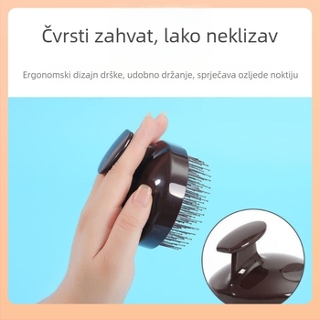 Drvena četka za šamponiranje kose za masažu vlasišta i dubinsko čišćenje mokrih vlasi