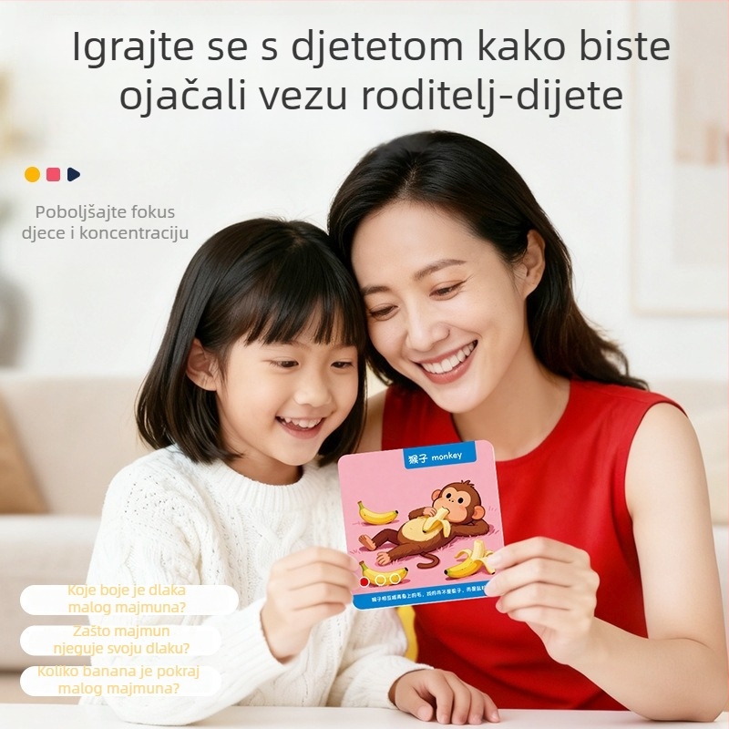 Karte društvene igre za dva igrača: materijal papir; kategorija: kartice društvene igre; karakteristike: dvoboje između dvaju igrača; dob: 4–6 godina