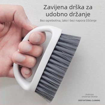 Četka za rublje s mekanim dlačicama, plastično kućište, 80 g, marka Small Rice Fish, nježna prema tkaninama