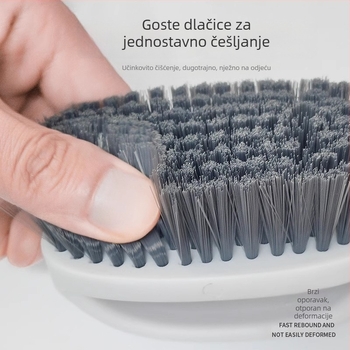 Četka za rublje s mekanim dlačicama, plastično kućište, 80 g, marka Small Rice Fish, nježna prema tkaninama