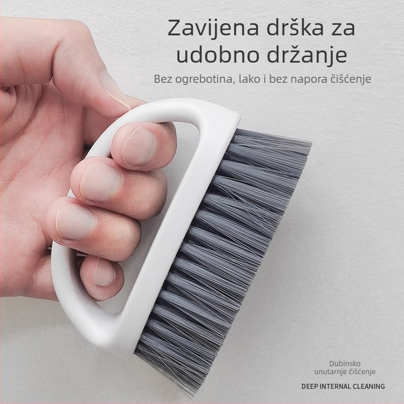 Četka za rublje s mekanim dlačicama, plastično kućište, 80 g, marka Small Rice Fish, nježna prema tkaninama