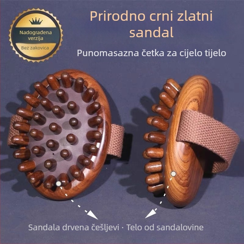 Ručni masažni češalj od camfor-drva za meridijane — uređaj za mršavljenje trbuha nakon poroda, za cijelo tijelo