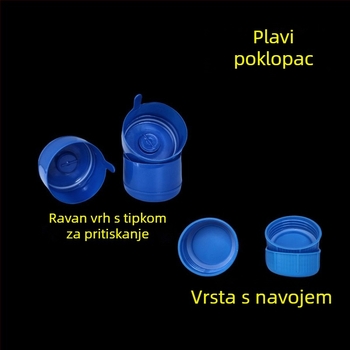 Adaptator slavine za kofu akvarija – ispuštanje jednim dodirom, visok protok ventila, PE materijal, moderni minimalistički stil.