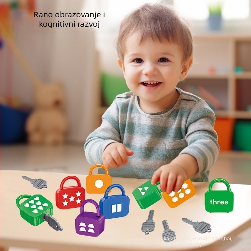 Ravan slagalica-igračka za djecu - plastična edukativna igračka s DIY mogućnošću, uzrast 4-6 godina, model 201
