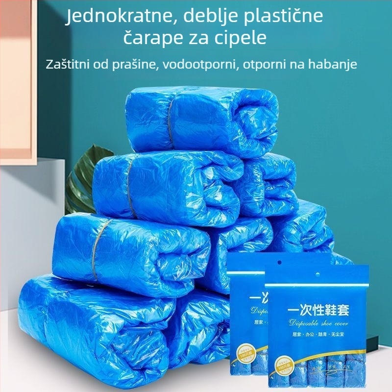 Plastične navlake za cipele, debelih, vodootporne, otporne na habanje i protuklizne, za unutarnju upotrebu