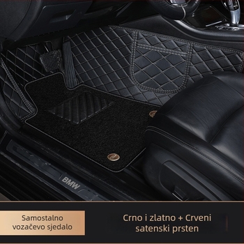 Podne obloge za automobil za vozača - potpuno pokriće, jednodijelne za prednji i stražnji red, rub Silk Hoop (Materijal: 20213; Kompatibilni modeli: poseban automobil; Logo: Ne)
