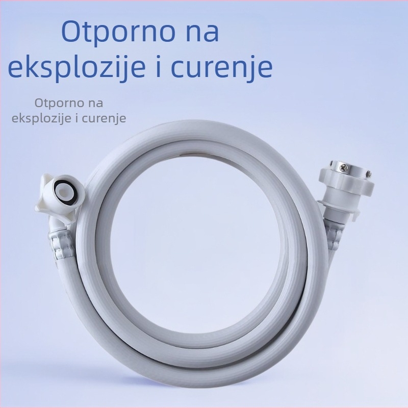 Cijev za dovod vode u perilicu rublja – univerzalna, produžena, debelog zida PVC, visok tlak