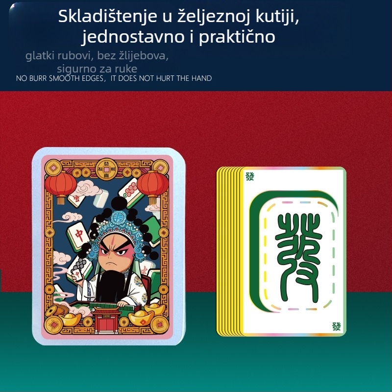 Karte za mahjong - prenosni papirnati komplet Chengzhou, Zhejiang