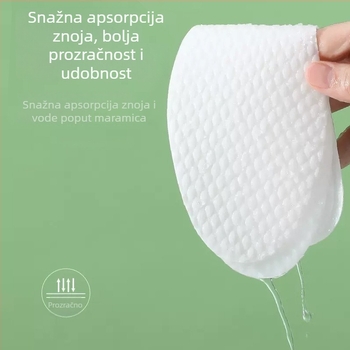 Jednokratni ulošak za cipele od drvne celuloze – upija vlagu, puna uloška, s otisnutim uzorkom, za sva godišnja doba, unisex