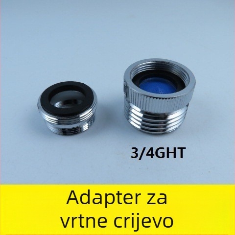 Adapter za spoj vrtne cijevi sa slavine, bakreno tijelo, za kupaonicu i kuhinju
